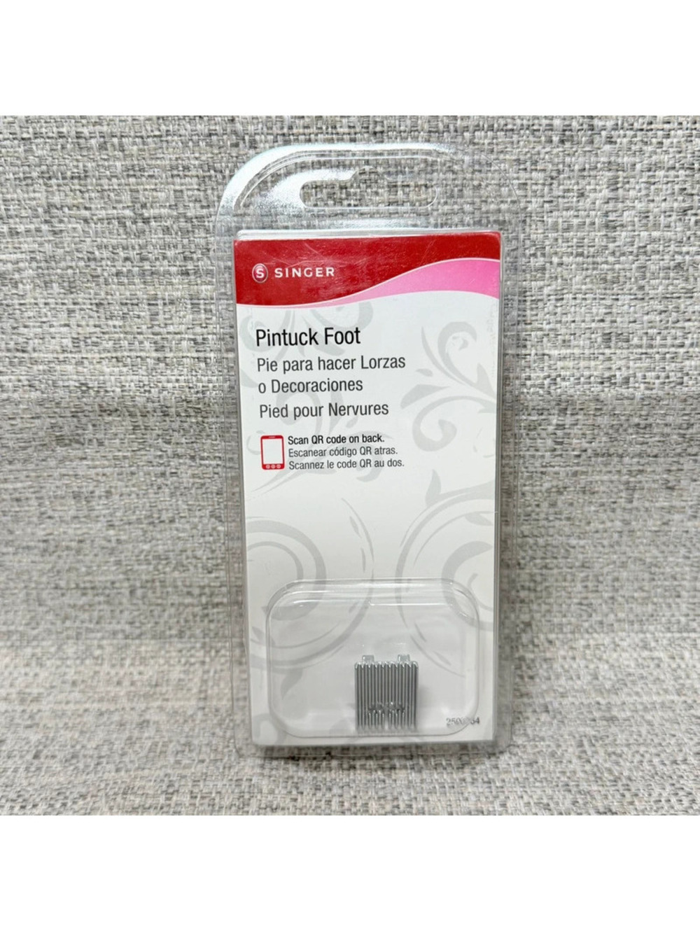 New Singer Pintuck Foot Sewing Machine Presser Foot Decorative Tucks 250026004